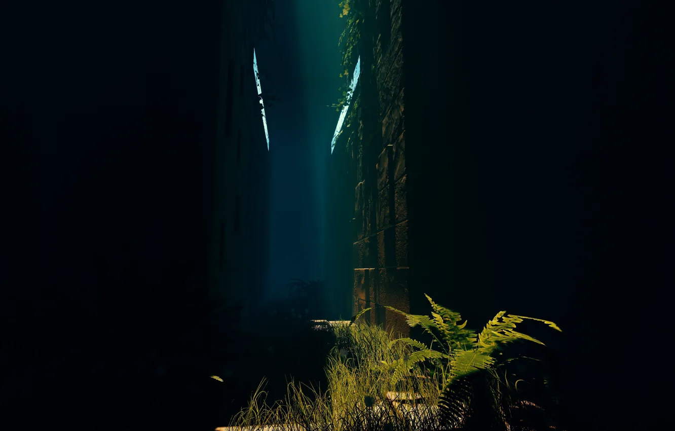 Photo wallpaper landscape, nature, the game, the situation, Q.U.B.E. 2