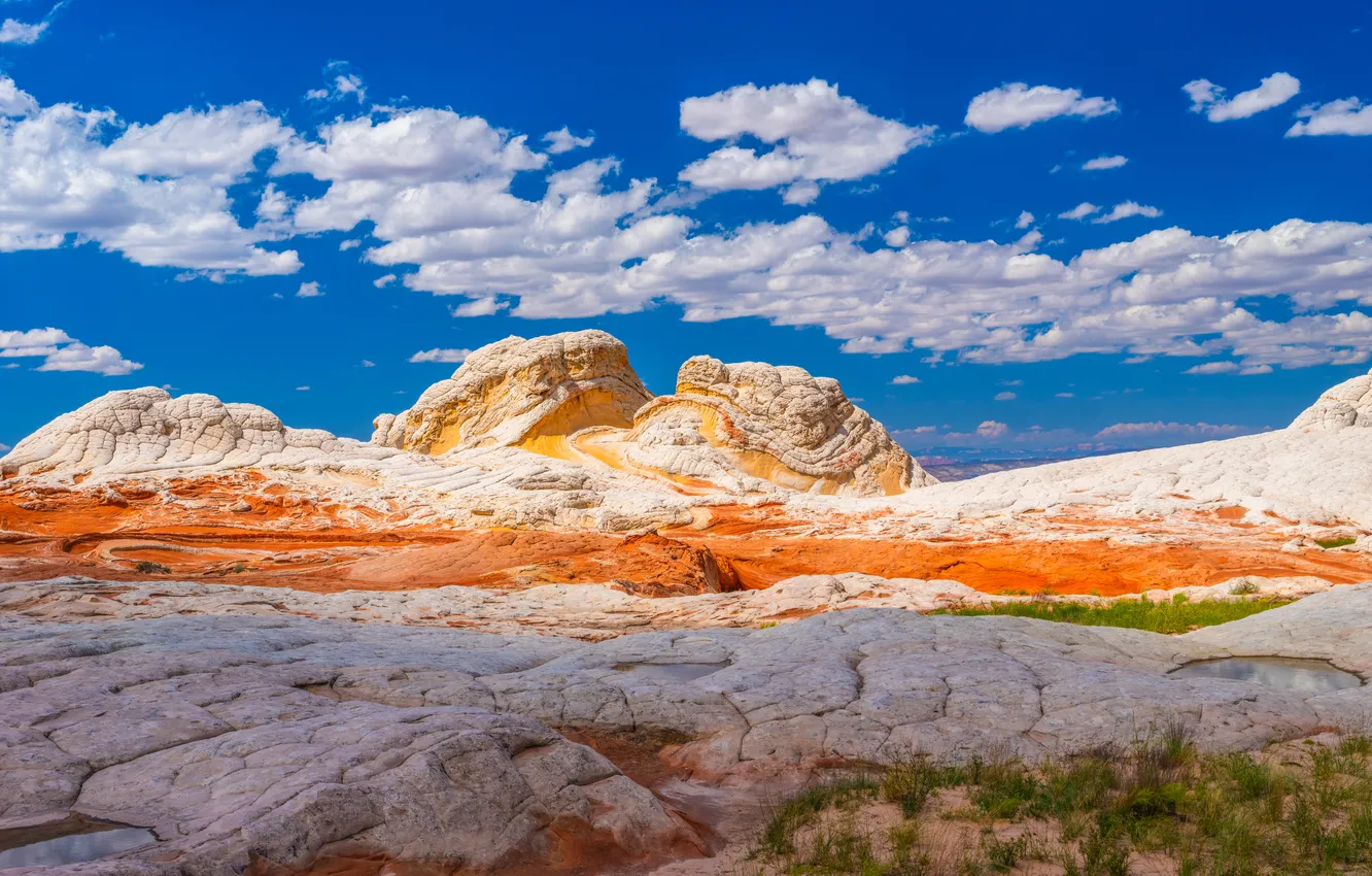Photo wallpaper the sky, clouds, mountains, rocks, AZ, USA