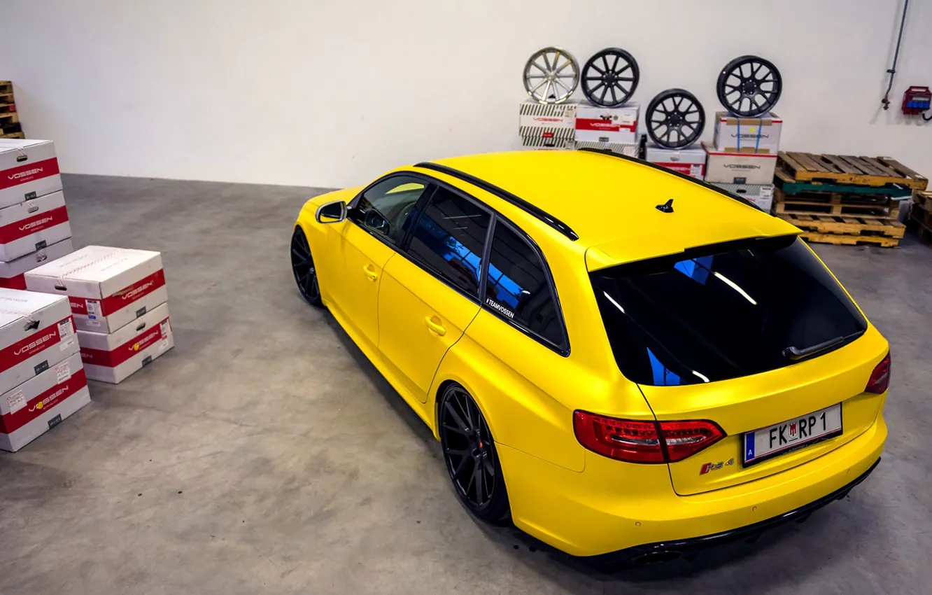 Photo wallpaper Audi, Audi, tuning, sports car, RS4