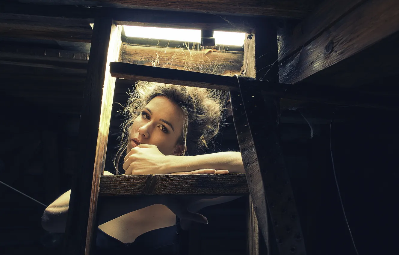 Photo wallpaper girl, mood, portrait