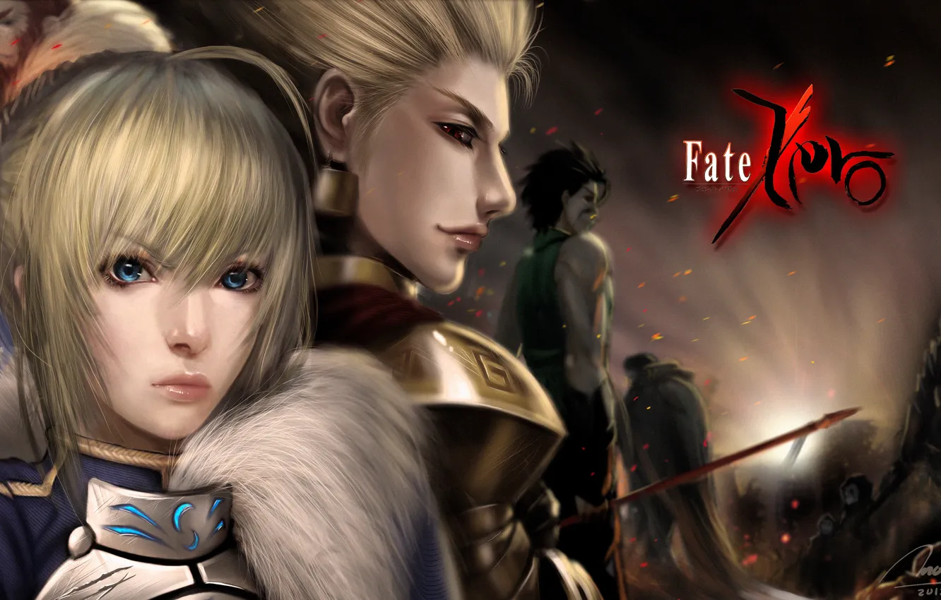 Photo wallpaper Lancer, Rider, Zero, Saber, Archer, Fate