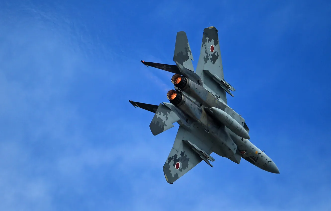 Photo wallpaper the sky, fighter, Eagle, F-15, generation, McDonnell Douglas, fourth