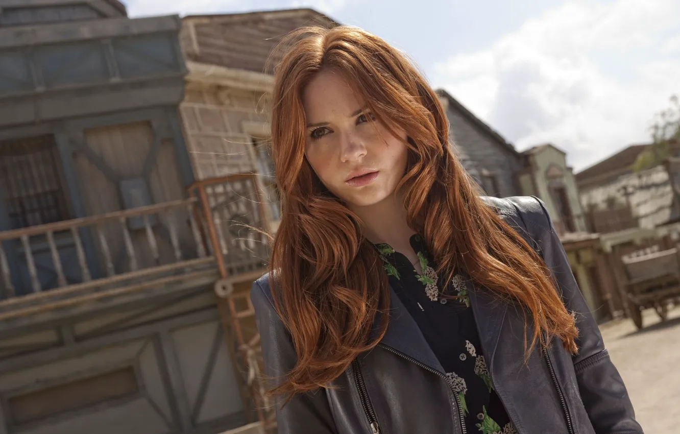 Photo wallpaper girl, actress, red, the series, Doctor Who, Doctor Who, Karen Gillan, Karen Gillan
