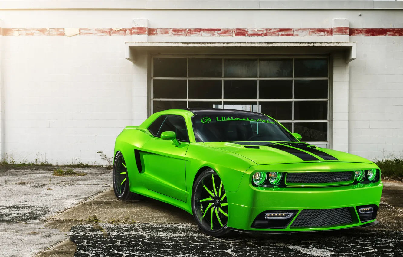 Photo wallpaper Dodge, SRT8, Challenger, tuning, Widebody, 2015, Ultimate Auto