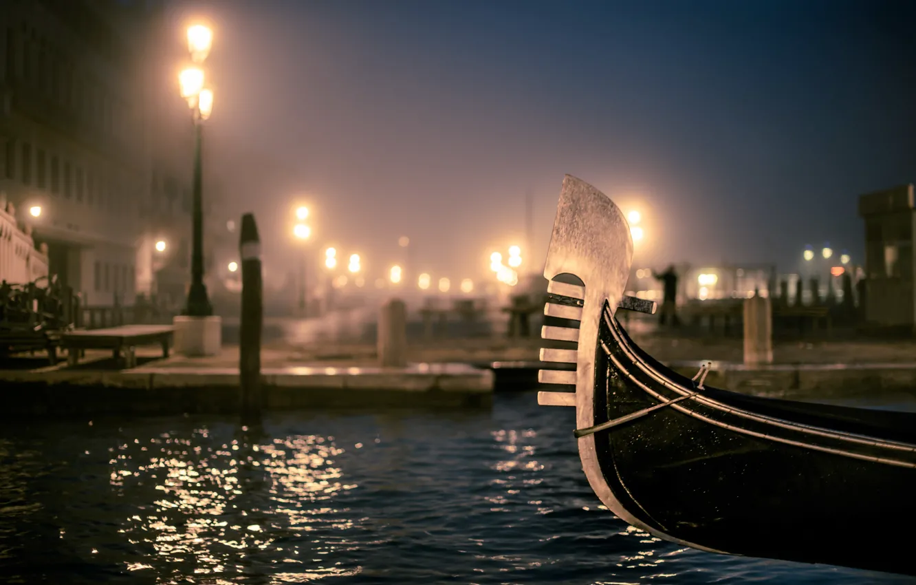 Photo wallpaper the evening, Venice, photo, photographer, gondola, Venice, Jamie Frith