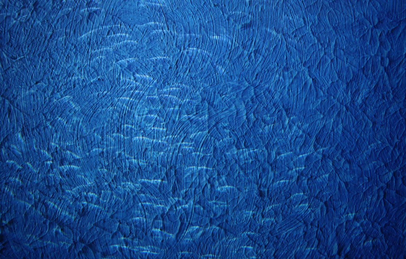 Photo wallpaper blue, paint, texture, strokes