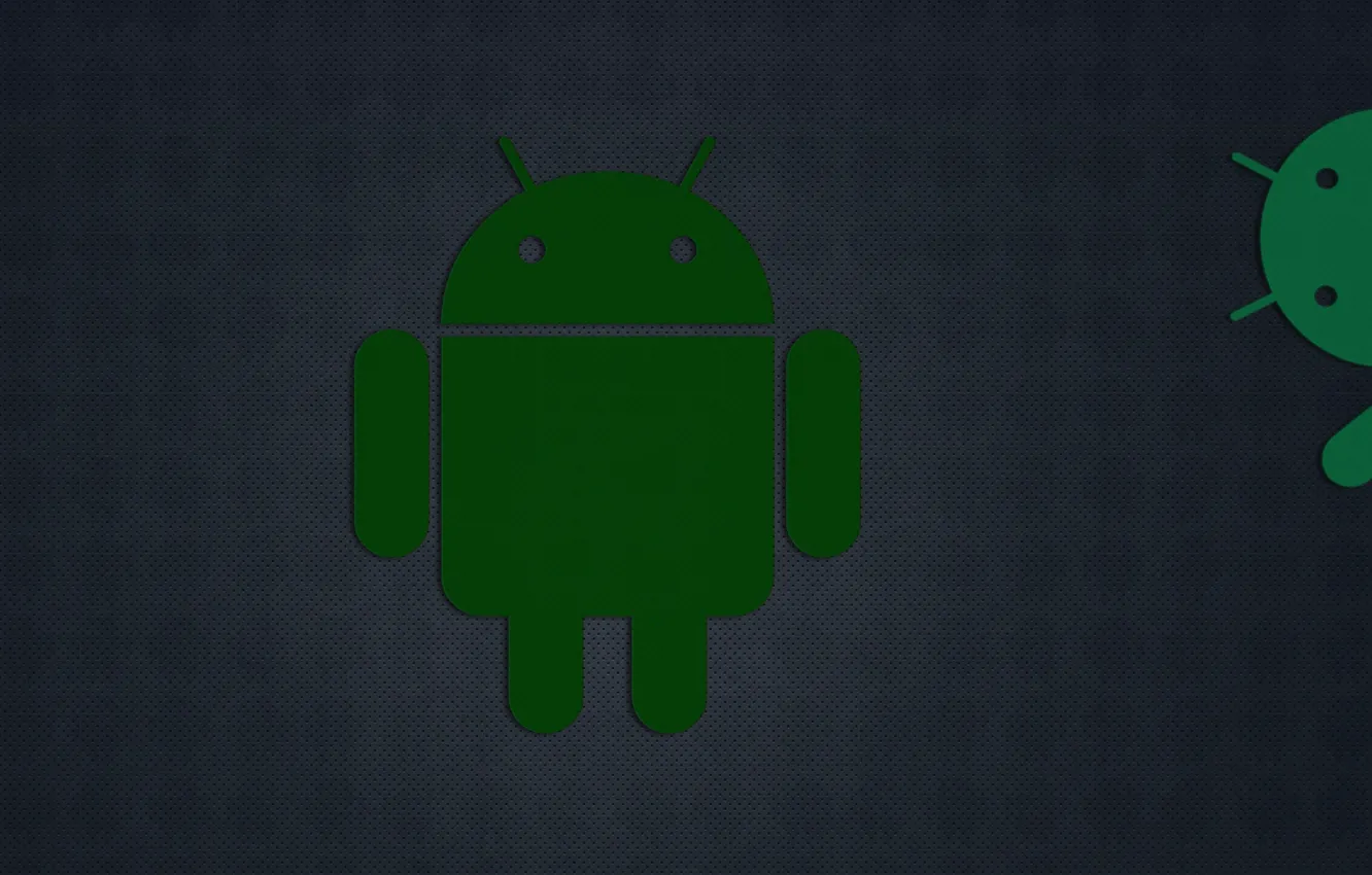 Photo wallpaper logo, emblem, Android, android