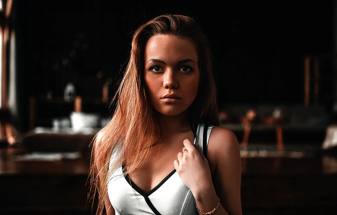 Photo wallpaper look, neckline, sponge, Vicky, Egor Konabevtsev