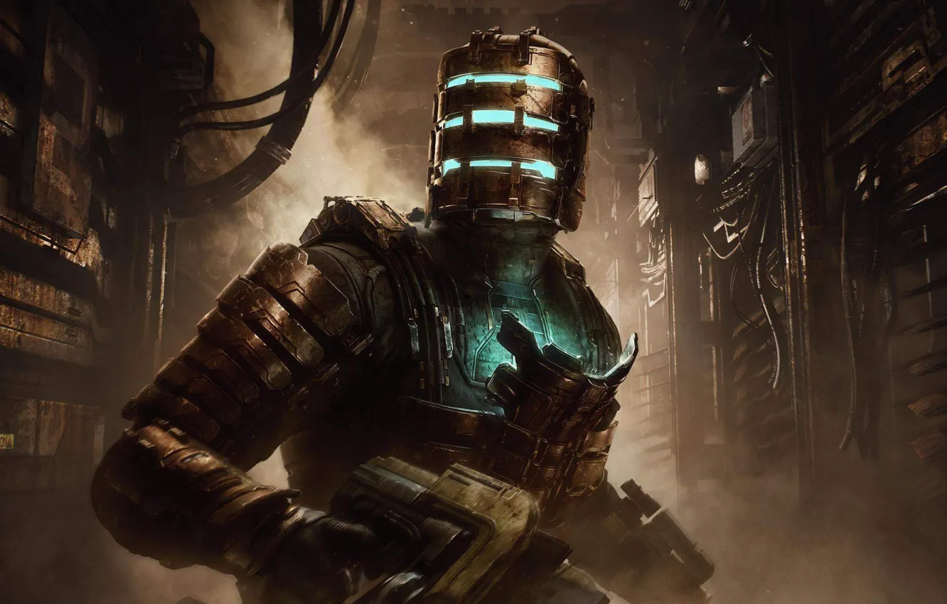 Photo wallpaper horror, Isaac Clark, 2023, Dead Space Remake