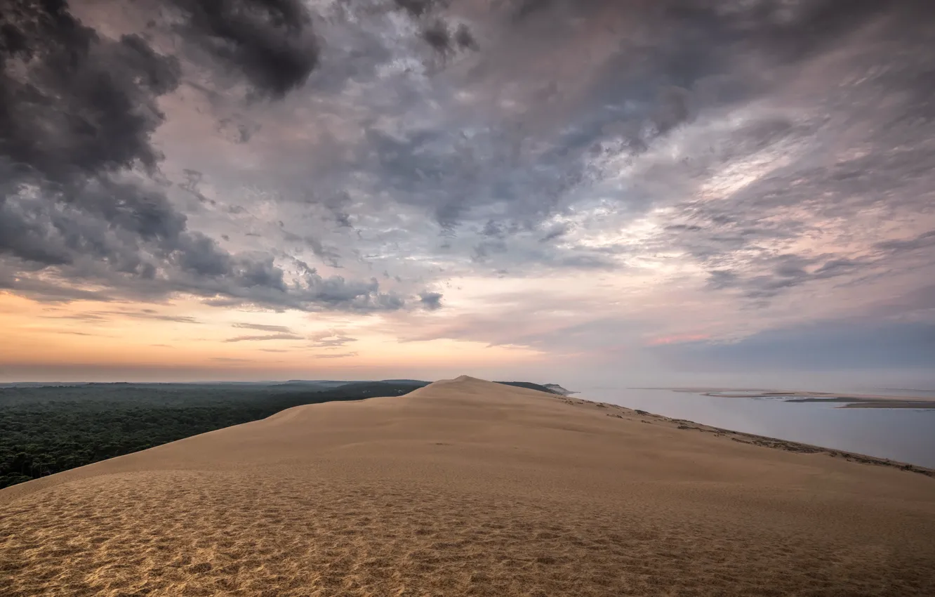 Photo wallpaper sea, the sky, shore