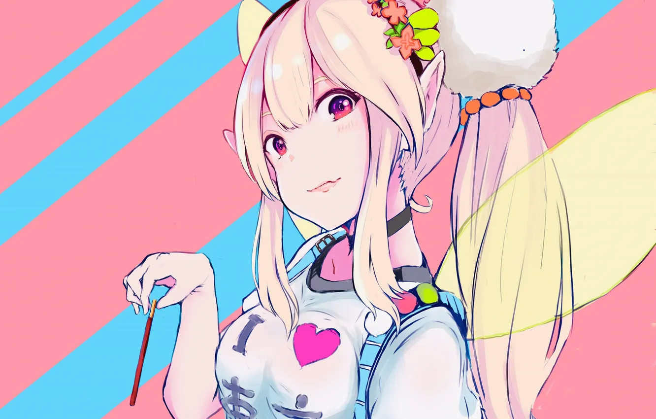 Photo wallpaper girl, Virtual Youtuber, Virtual youtuber