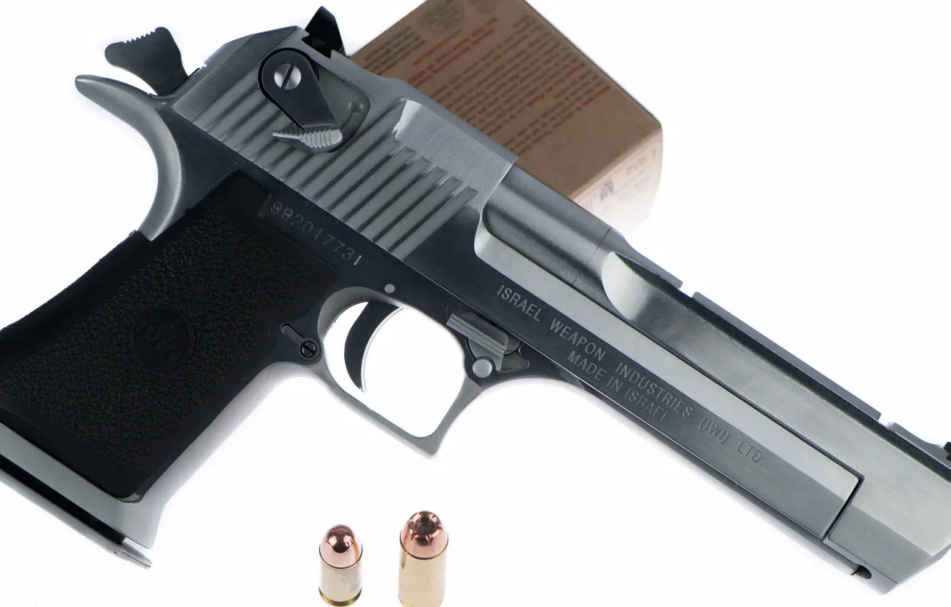 Photo wallpaper gun, weapons, cartridges, Desert Eagle