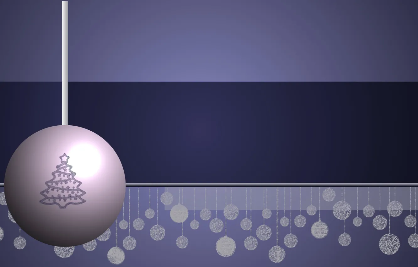 Photo wallpaper balls, strip, background, holiday, toy, graphics, new year, texture