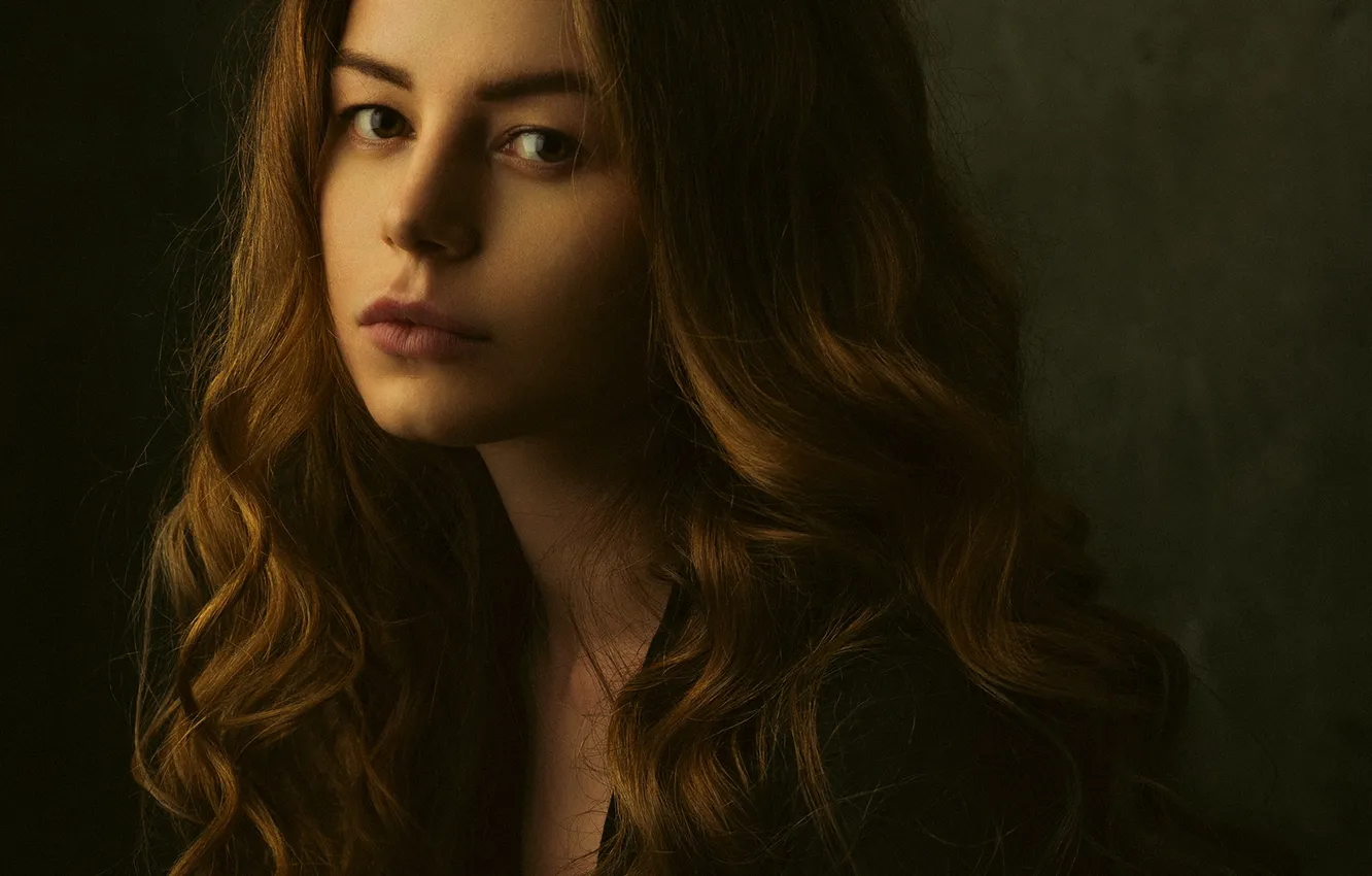 Photo wallpaper look, portrait, Vasilina, Ruslan Rakhmatov