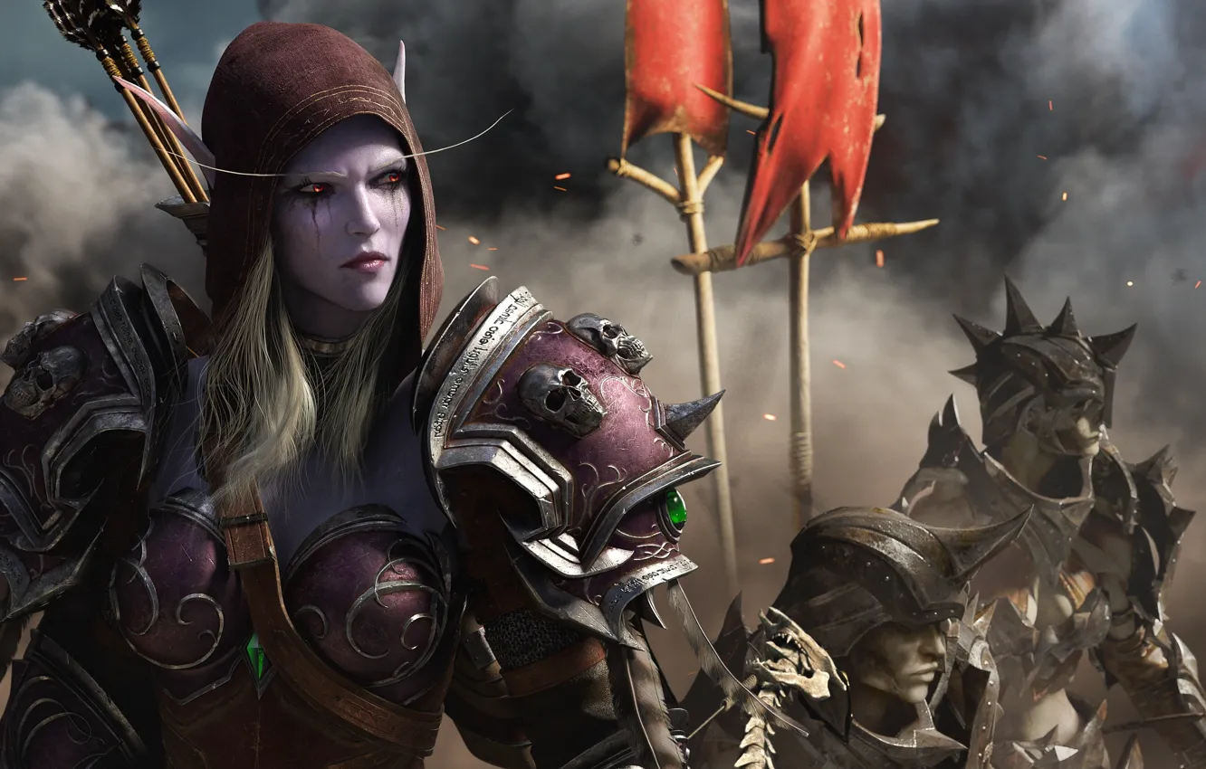 Photo wallpaper World Of Warcraft, Silvanas Windrunner, The battle for Azeroth, The forsaken