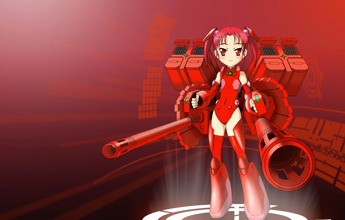 Photo wallpaper red, game, mecha, anime, queen, asian, manga, accel world