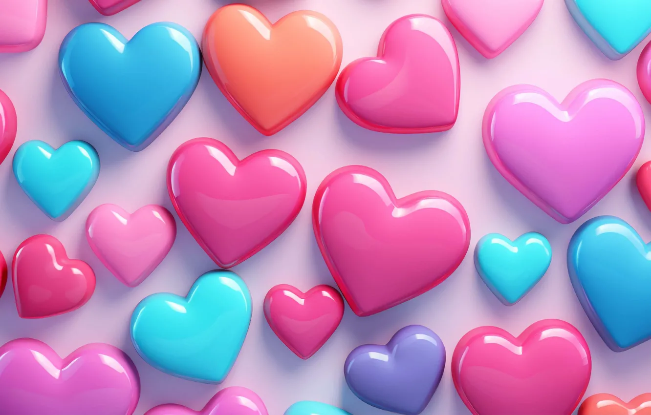 Photo wallpaper love, holiday, heart, hearts, Valentine's day, Valentine's day, festive background