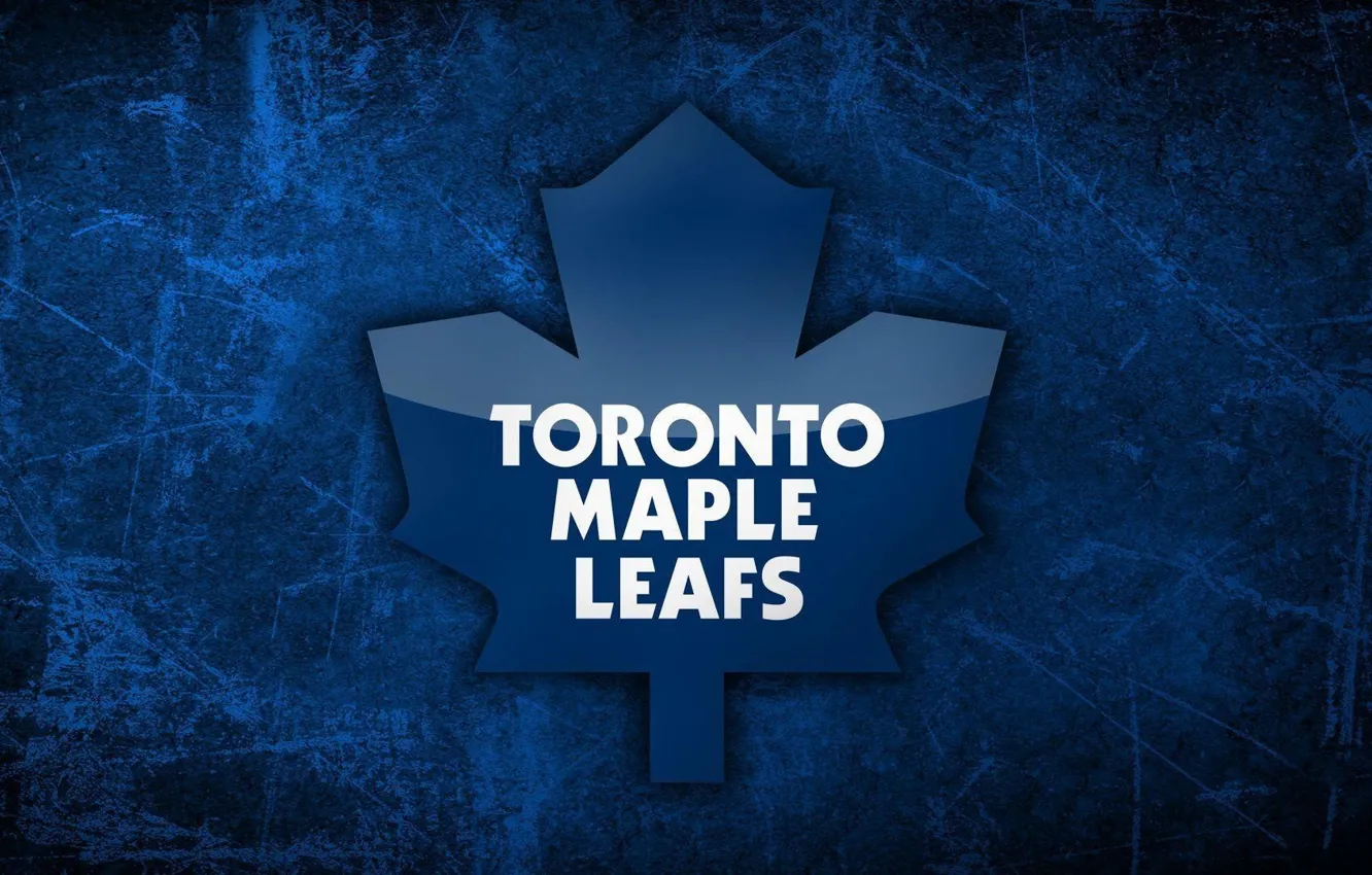 Photo wallpaper ice, emblem, Toronto, maple leaves, NHL, NHL, National Hockey League, Toronto Maple Leafs