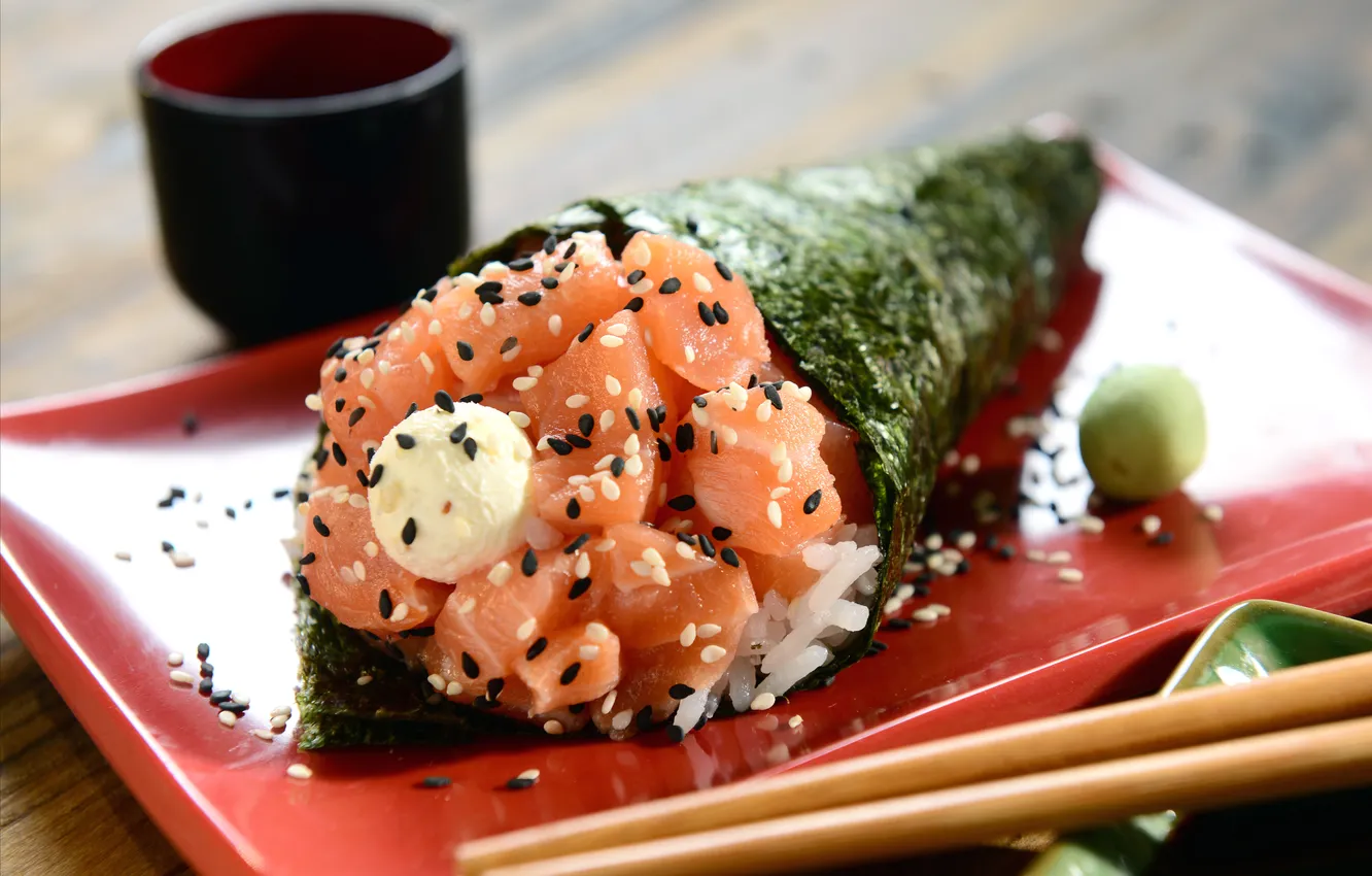 Photo wallpaper rolls, sushi, sushi, rolls, filling, Japanese cuisine, Japanese cuisine, stuffing