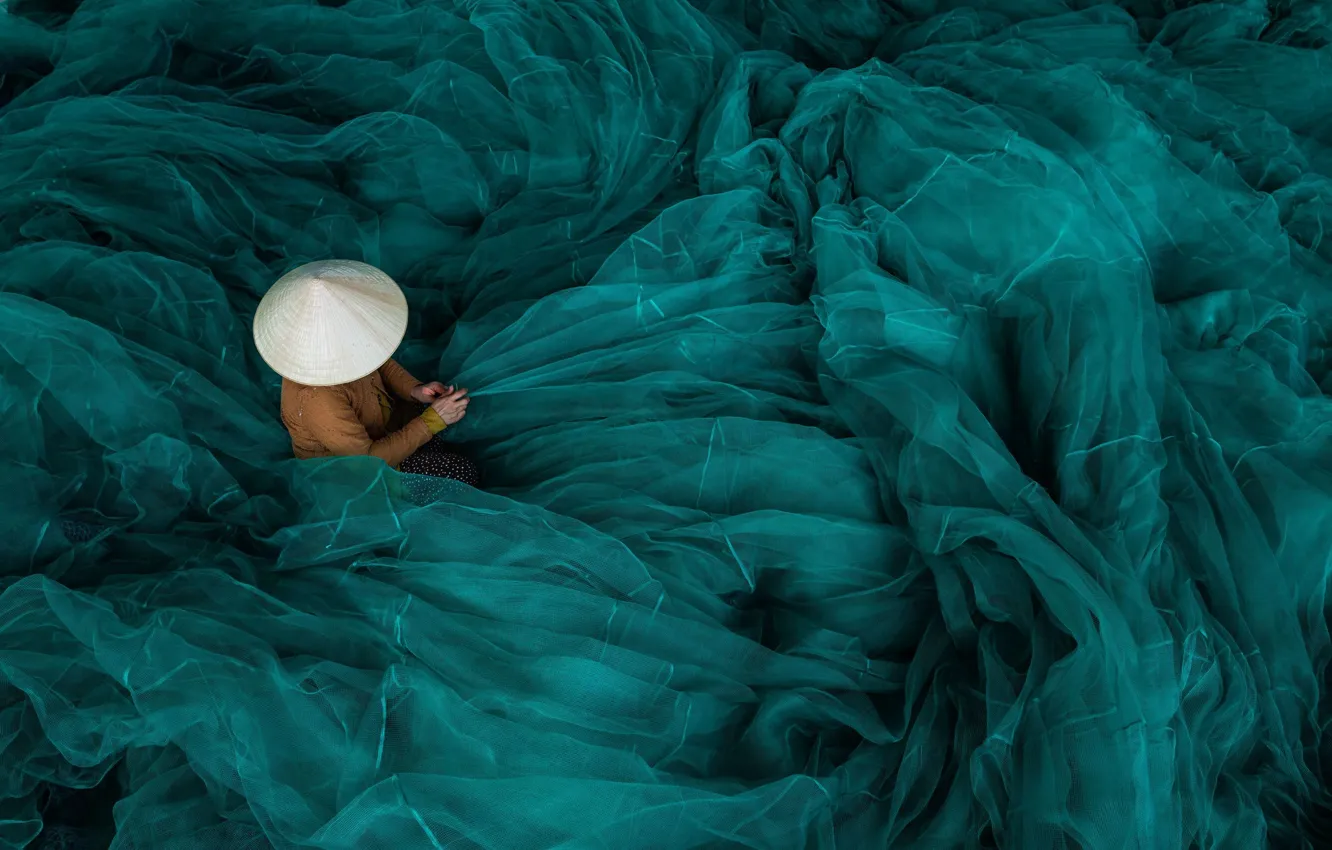 Photo wallpaper work, network, woman, people