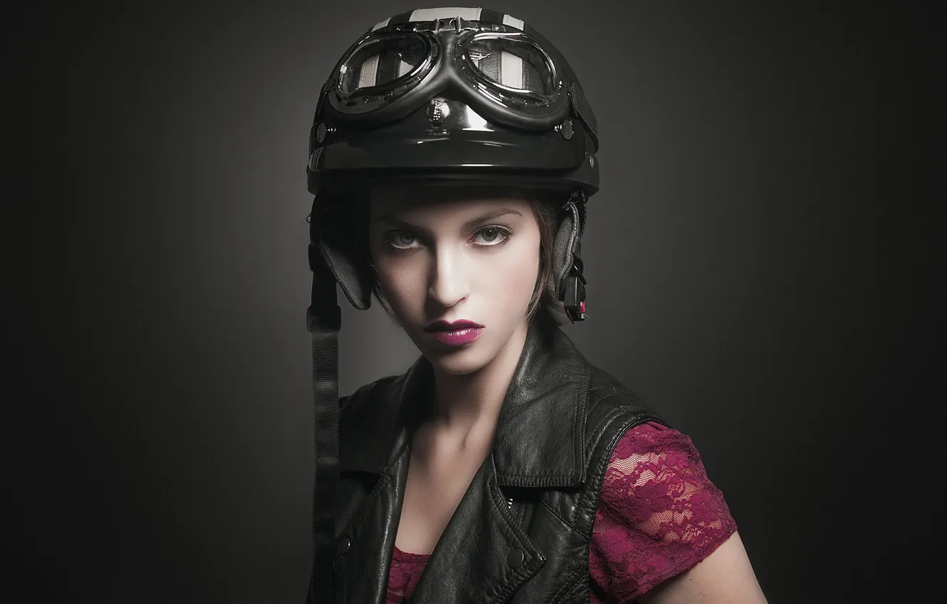 Photo wallpaper girl, Aviator, Ori