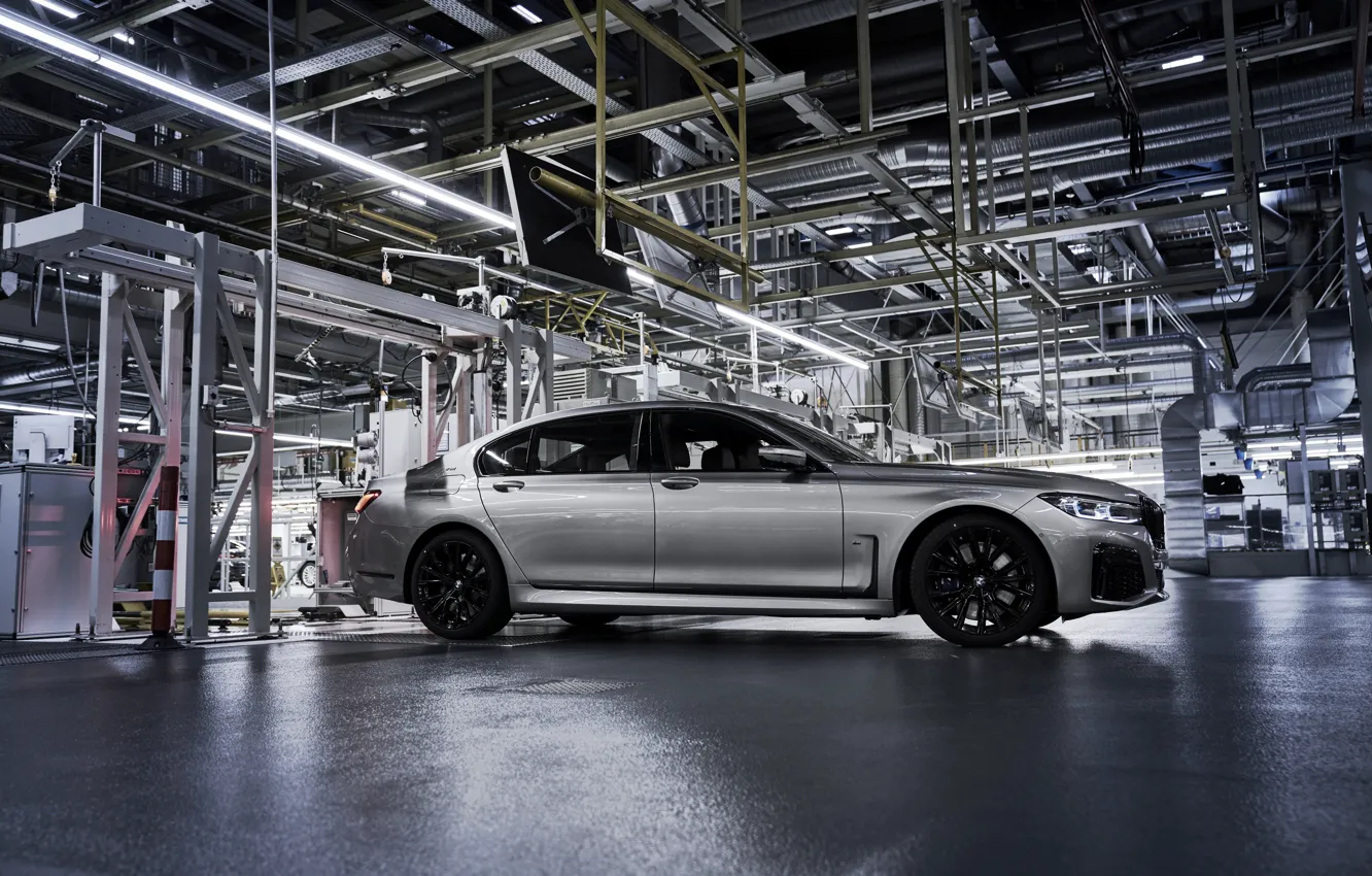 Photo wallpaper plant, BMW, sedan, shop, production, four-door, G12, G11