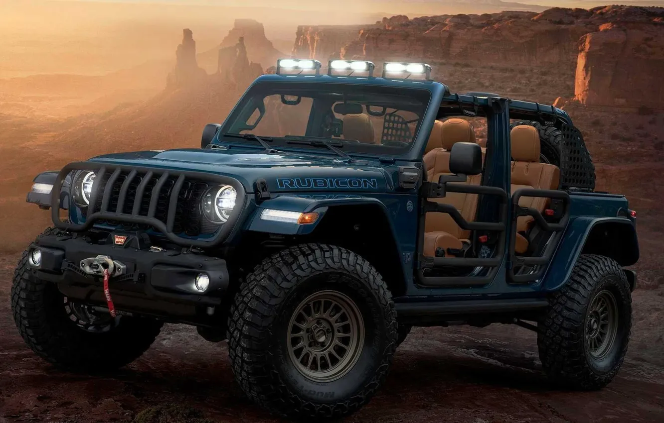 Photo wallpaper Concept, Jeep, Jeep, show car, Jeep Wrangler Rubicon 4xe Departure, Departure