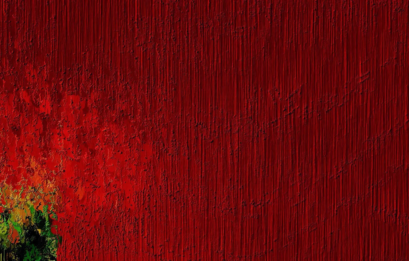 Photo wallpaper paint, red, yellow, green