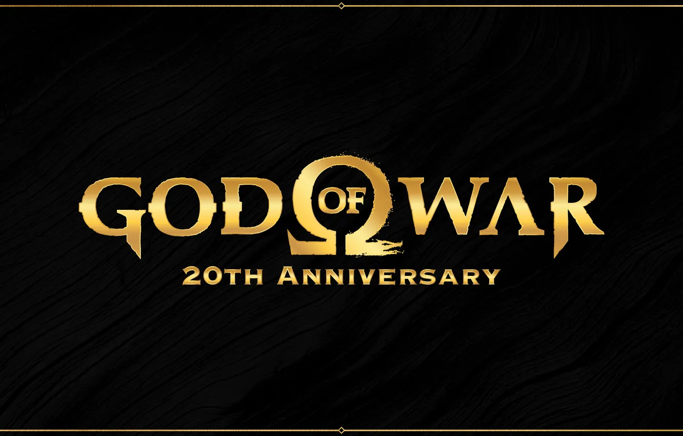 Photo wallpaper logo, god of war, kratos, sony, cool, viking, spartan, warrior