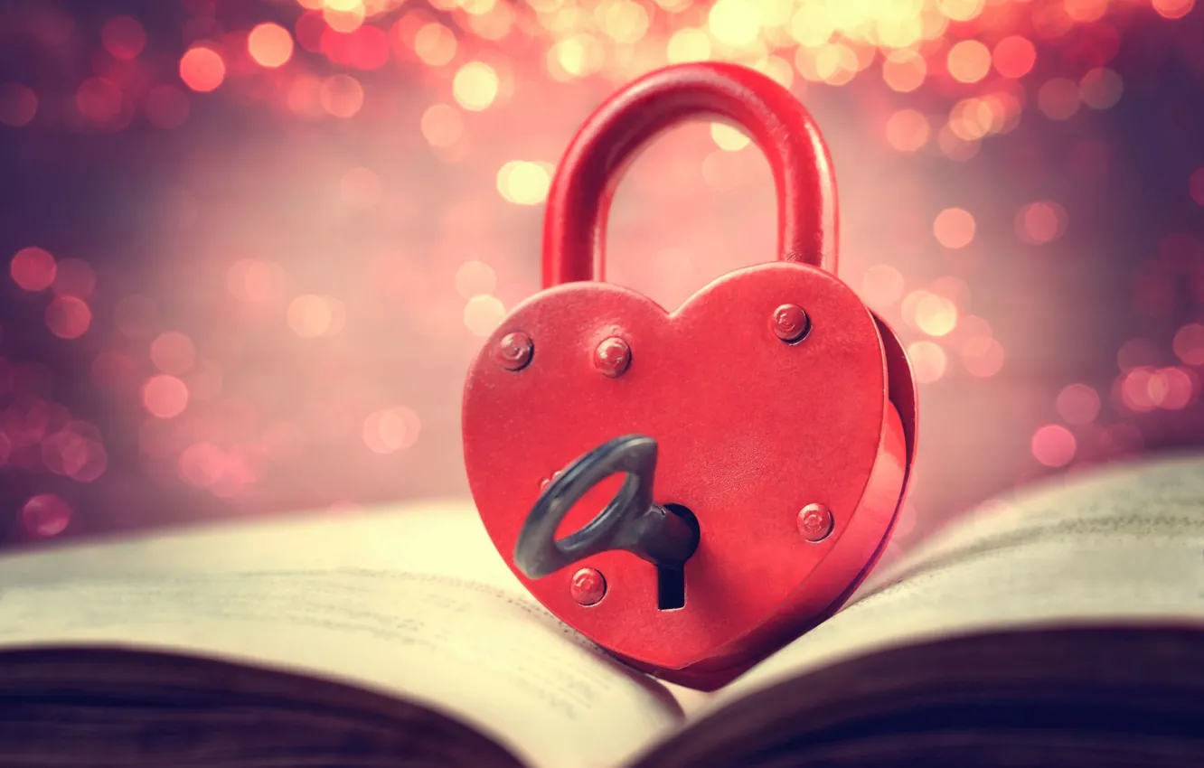 Photo wallpaper background, castle, mood, widescreen, Wallpaper, heart, blur, key