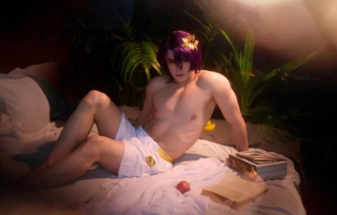 Photo wallpaper book, guy, sheet, cosplay, cosplay, Honkai Star Rail, Grayson, GraysonFin cosplay