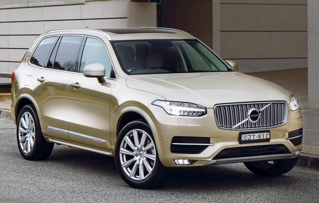 Photo wallpaper Volvo, XC90, Volvo, AU-spec, 2015, Inscription