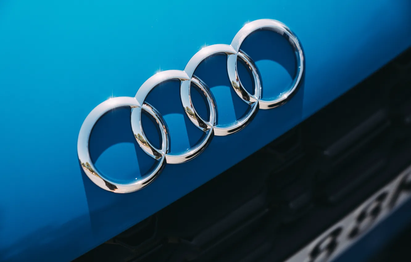 Photo wallpaper Audi, logo, Audi TTS Coupe, TT