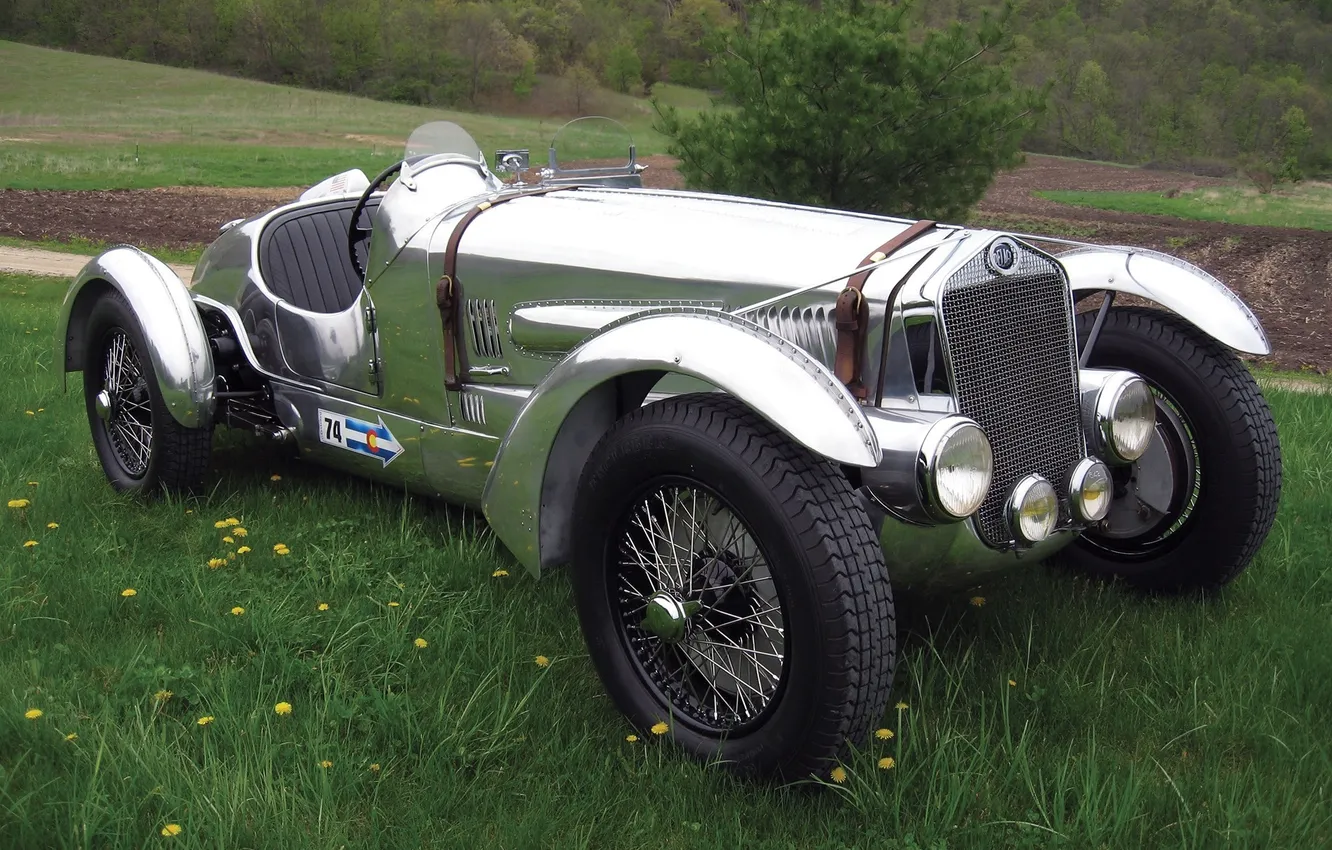Photo wallpaper race, Delage, 1937