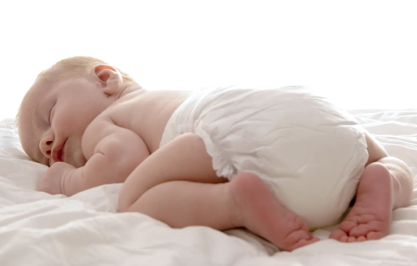 Photo wallpaper children, stay, sleep, baby, sleeping, lies, angel, baby
