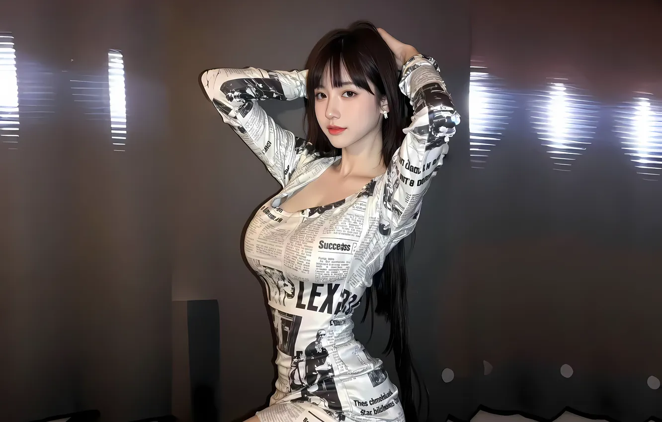 Photo wallpaper people, asian, AI Art, Aestheticc Meme