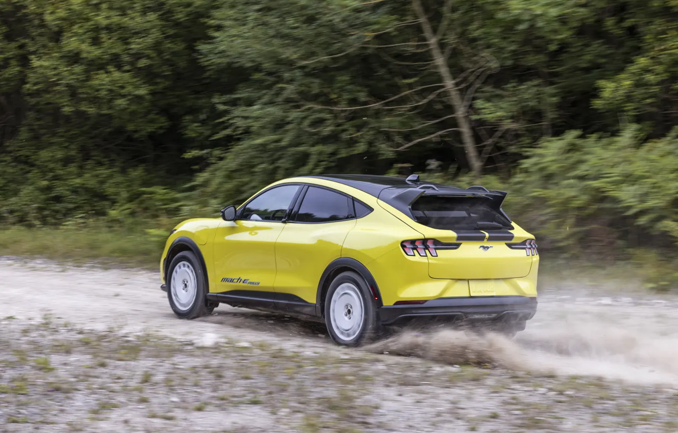 Photo wallpaper Mustang, Ford, Mach-E, Ford Mustang Mach-E Rally