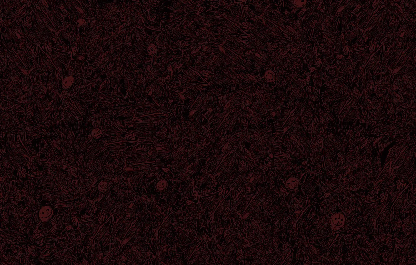 Photo wallpaper key, smile, chaos, battery