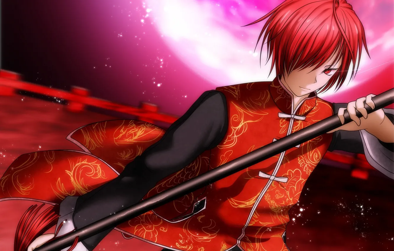 Photo wallpaper guy, pole, gintama