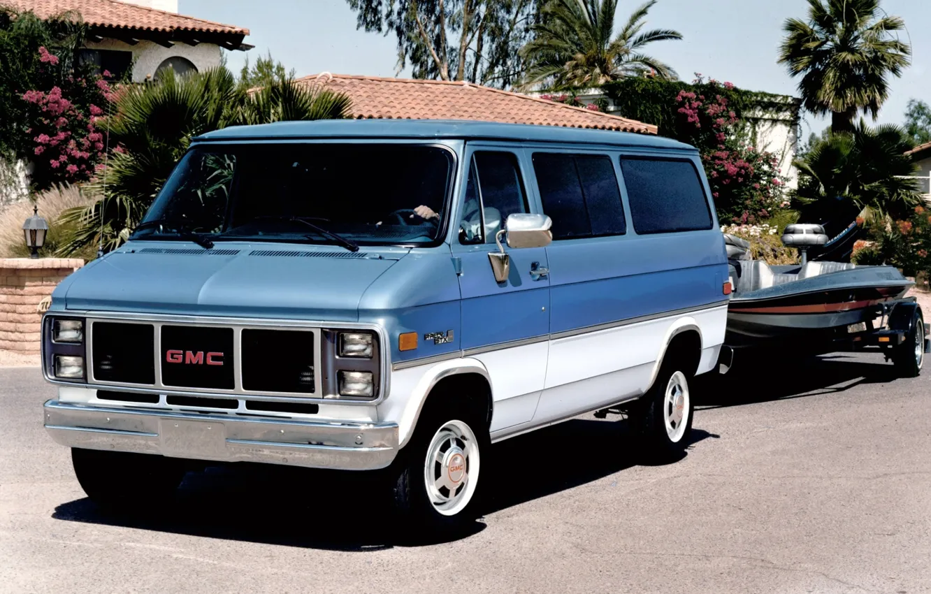 Photo wallpaper background, van, Rally, GMC, 1985, STX, Vandura