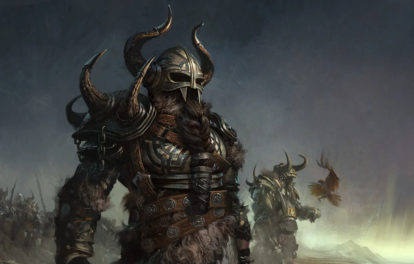 Photo wallpaper Guild Wars 2, Viking, Viking, Engineer