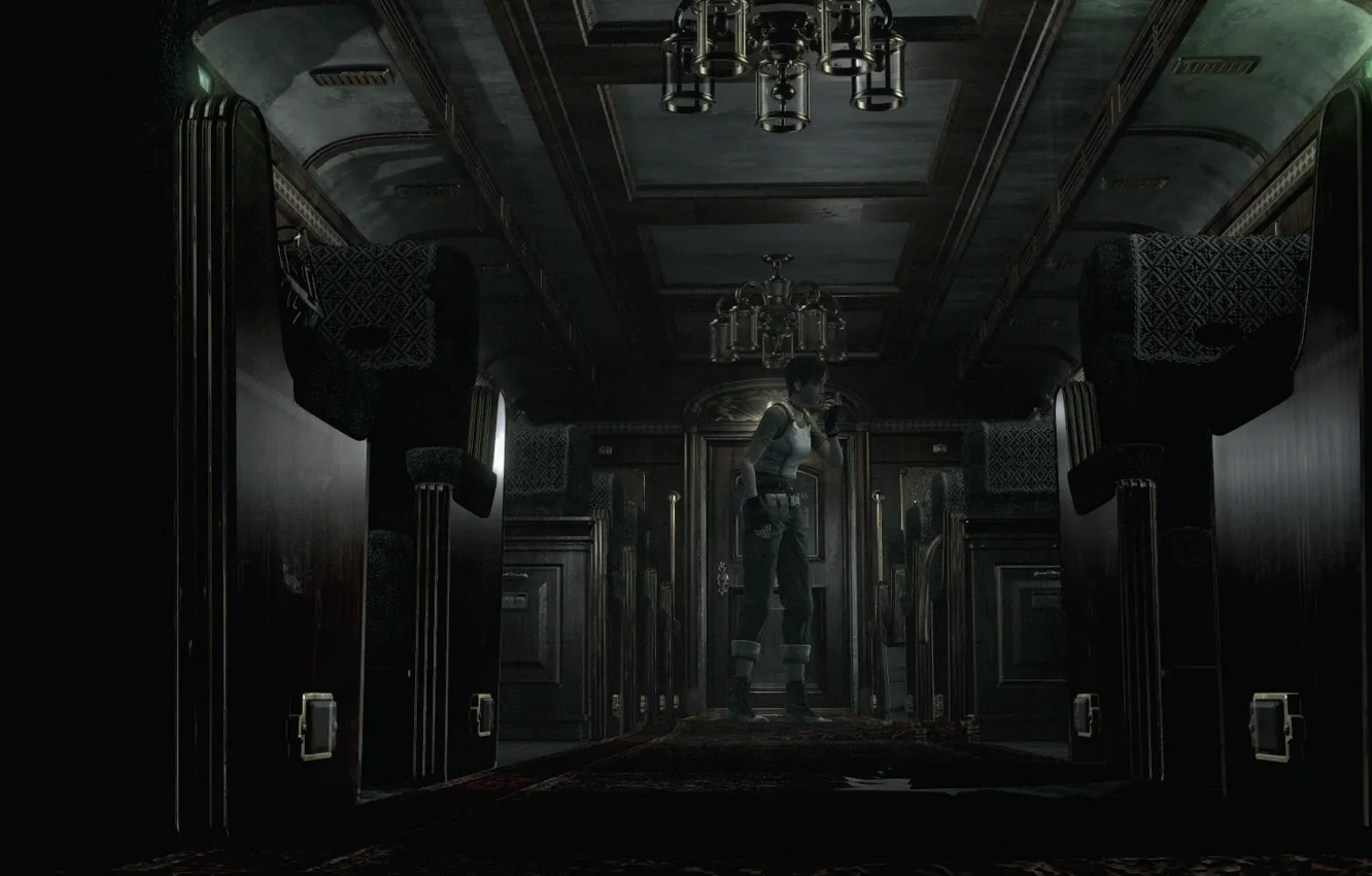 Photo wallpaper train, Capcom, Resident Evil Zero, Rebecca Chambers