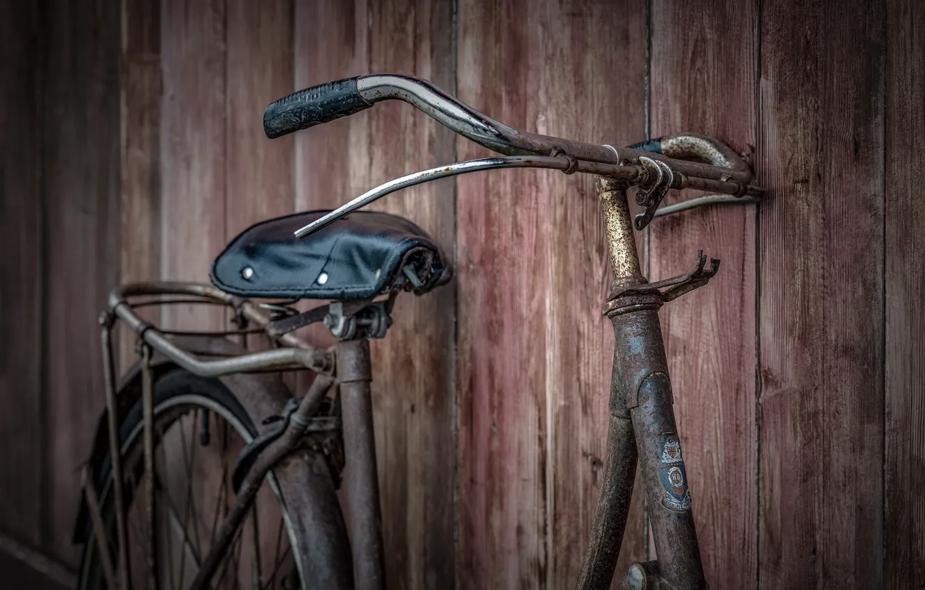 Photo wallpaper bike, background, scrap