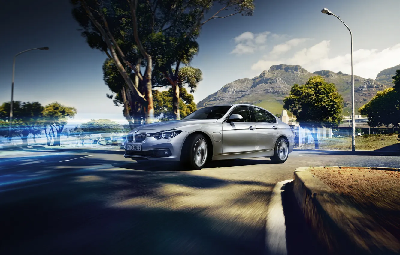 Photo wallpaper BMW, BMW, sedan, Hybrid, F30, Sedan, 2015, 330e