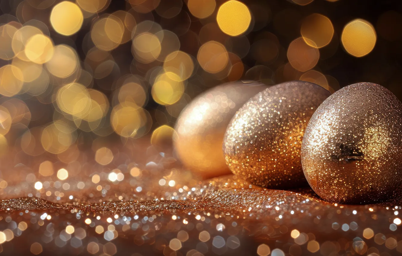 Photo wallpaper holiday, eggs, spring, Easter, gold, gold plated, painted, eggs