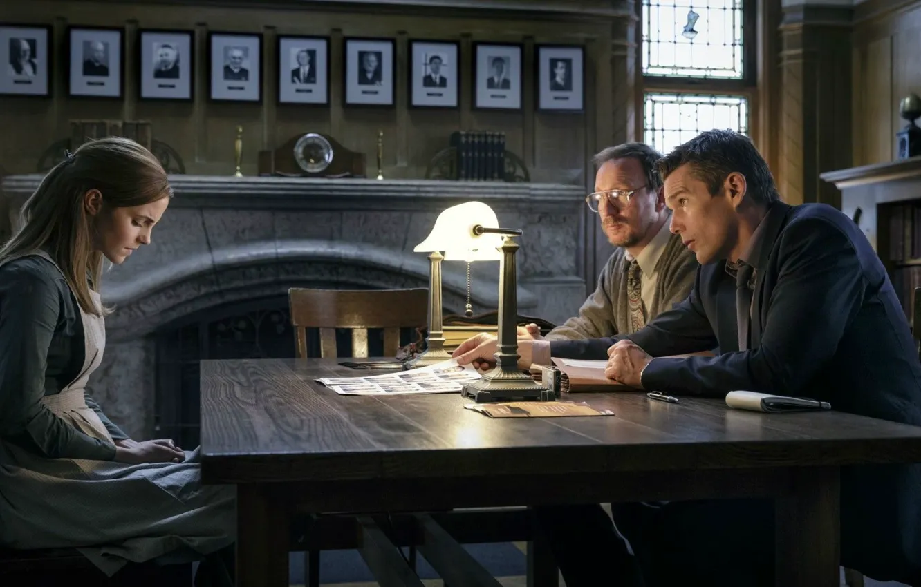 Photo wallpaper movie, frame, Eclipse, Emma Watson, Emma Watson, Angela, Thriller, Ethan Hawke