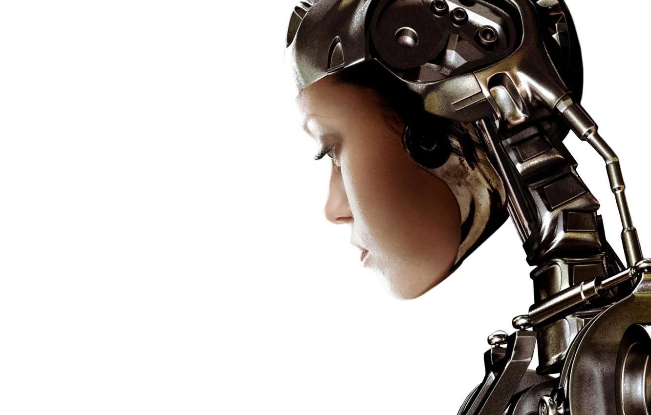 Photo wallpaper girl, background, Wallpaper, robot