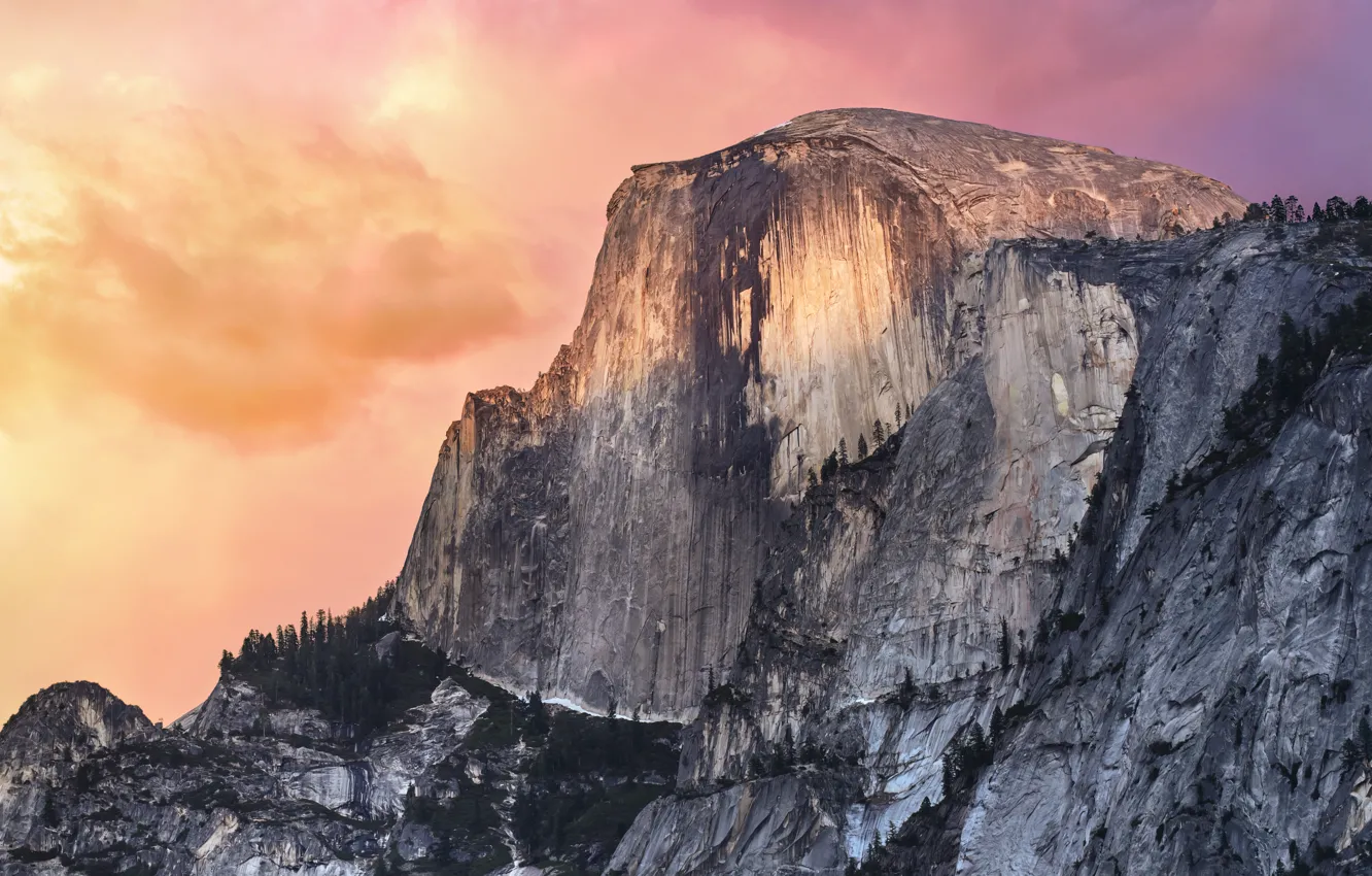 Photo wallpaper apple, mac, Yosemite
