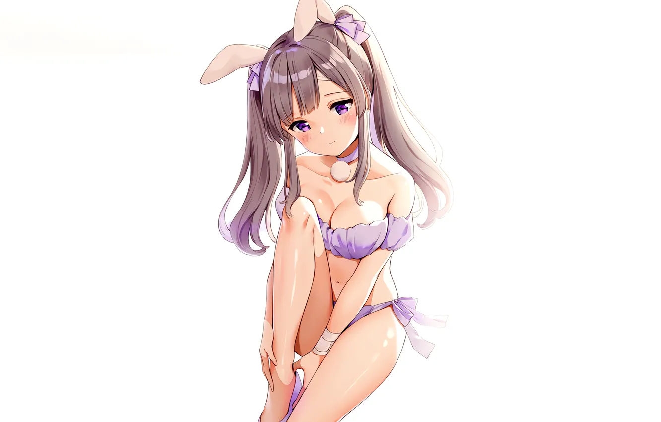 Photo wallpaper girl, sexy, lingerie, pantsu, bra, cleavage, panties, long hair