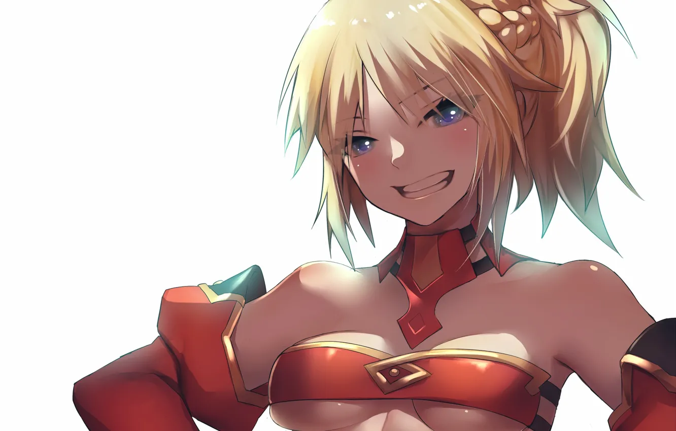 Photo wallpaper Girl, Look, Smile, Fate / Grand Order, The destiny of a great campaign